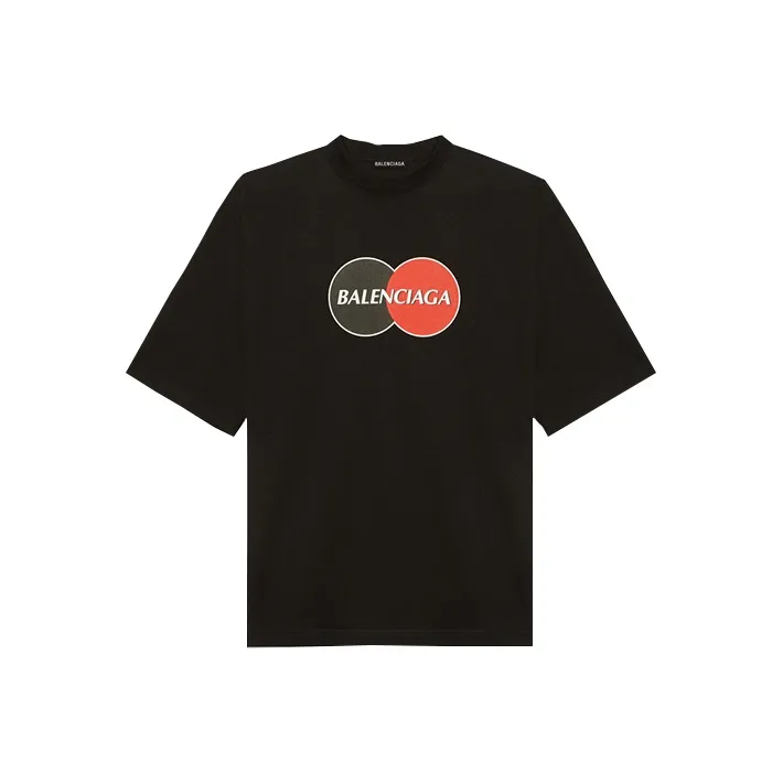 Balenciaga Credit Card Logo Oversized Fit T shirt