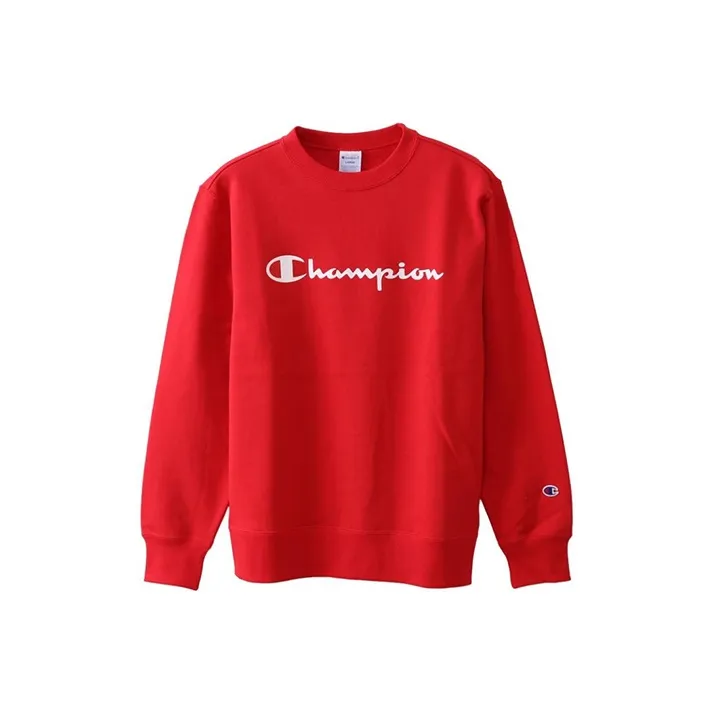 Champion Sweatshirt Japan Version Unisex Red