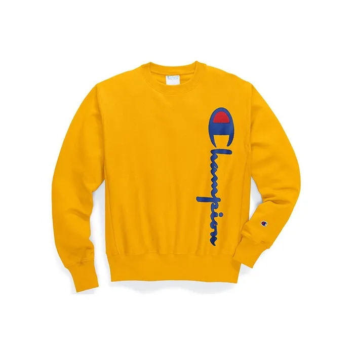 Champion Sweatshirt US Version Unisex Yellow