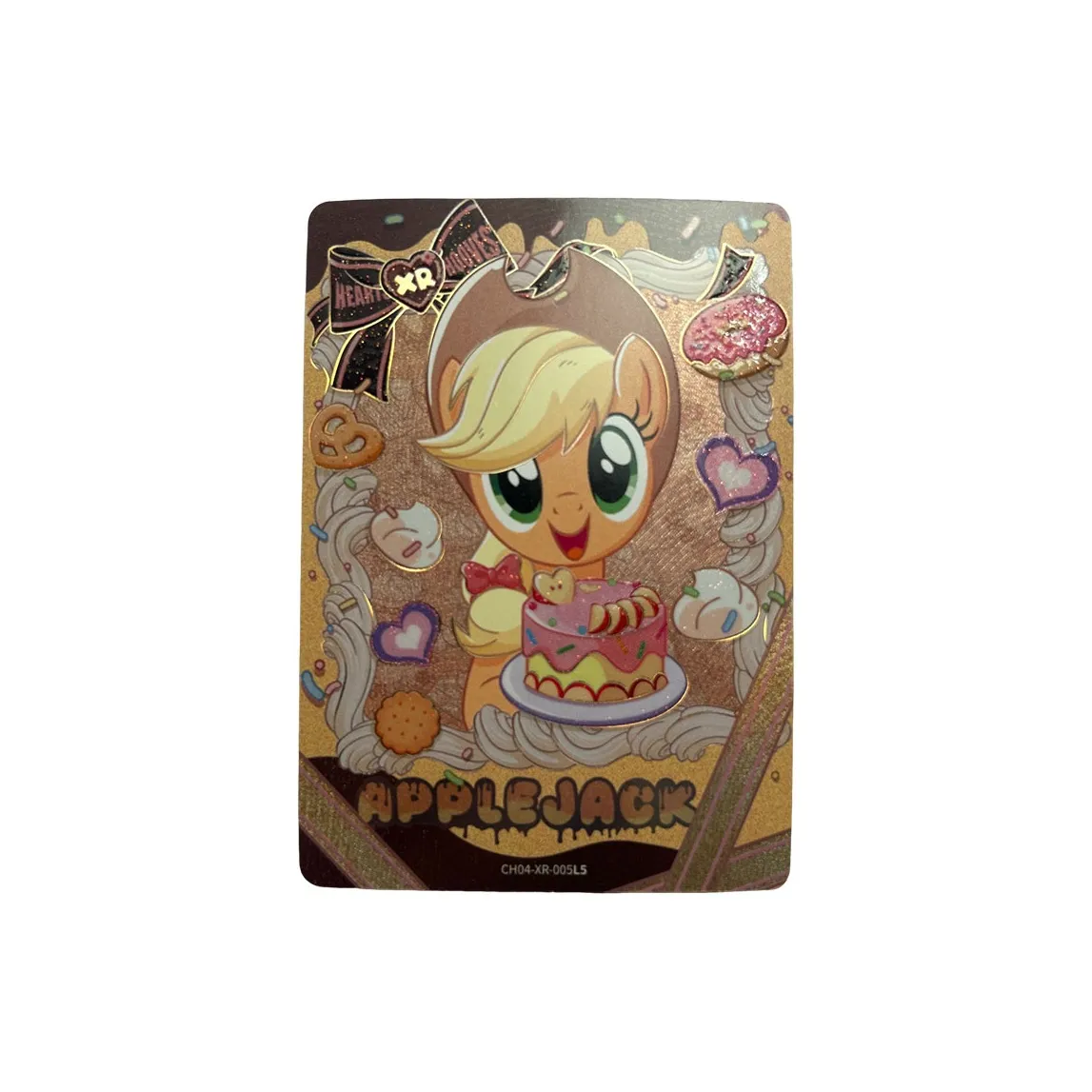 KAYOU My Little Pony Card, Rainbow Pack Fourth Edition XR Card, Applejack XR Card IP/Anime Cards 1 Pc