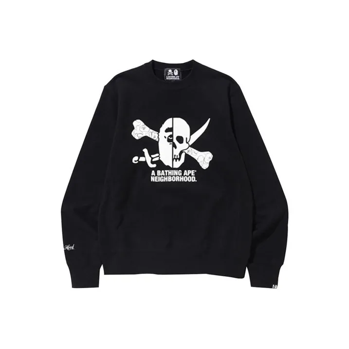 Bape X Neighborhood Ape & Skull Crewneck