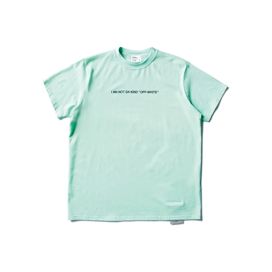 ROARINGWILD Crew Neck Loose Fit Straight Fit Short Sleeved T Shirt Unisex Mint Green