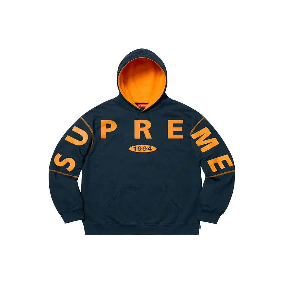 Supreme FW19 Толстовка Унисекс Морской Синий