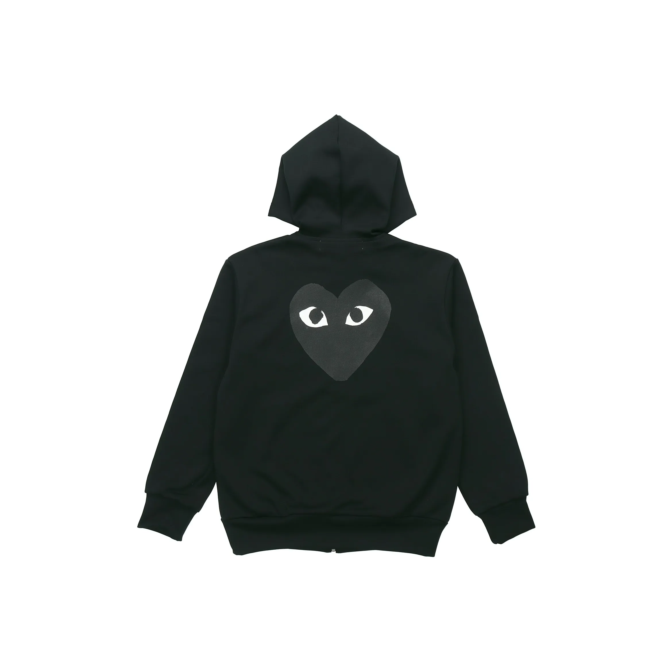 Comme Des Garcons Play Big Heart Zip Up Hoodie