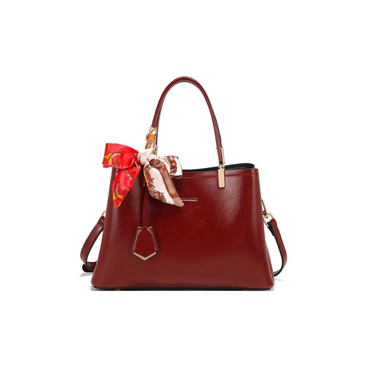 PAYOT Microfiber Synthetic Leather Bag Women's Burgundy
