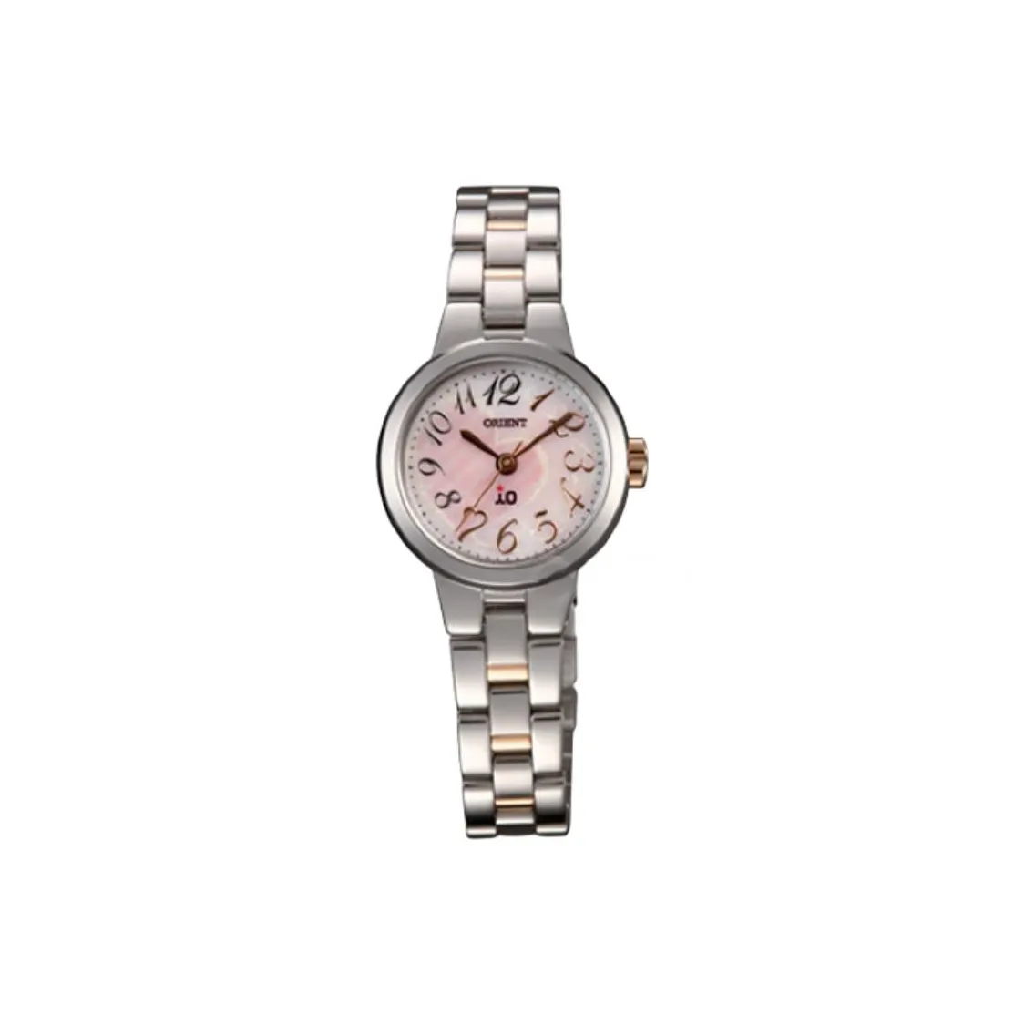 ORIENT Solar Power Collection Светильник Кварцевый механизм Нержавеющая сталь Ремешок Часы 24,5 мм Женские часы Белый циферблат