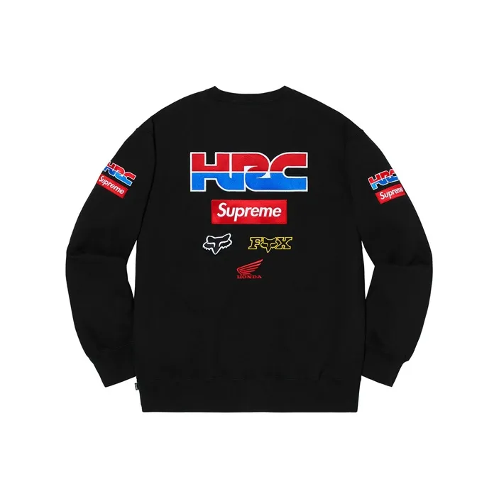 Supreme X Honda Fox Racing Crewneck