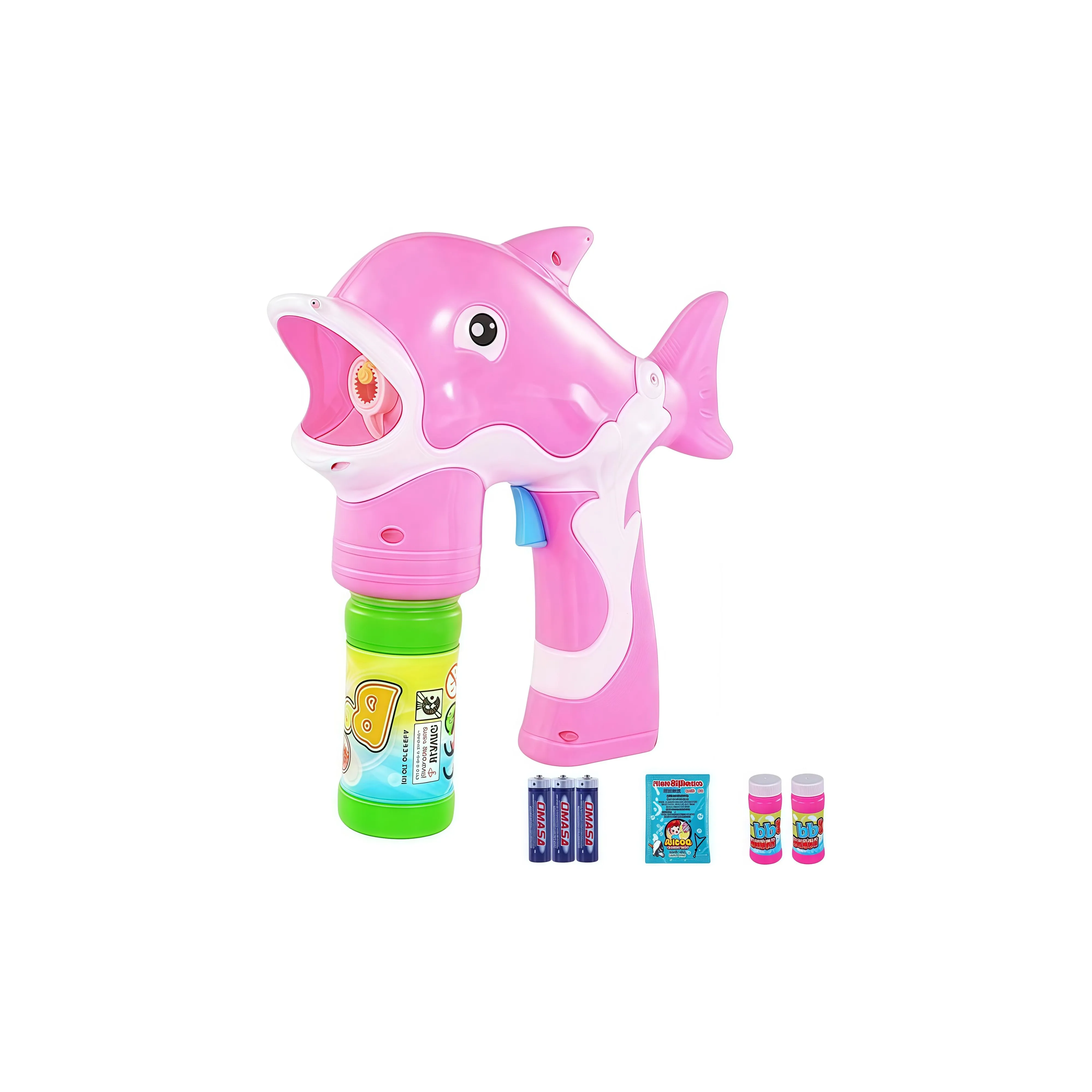 GUOU Little Dolphin Полностью автоматический Ручной Прохладный Свет Пузырьковые машины