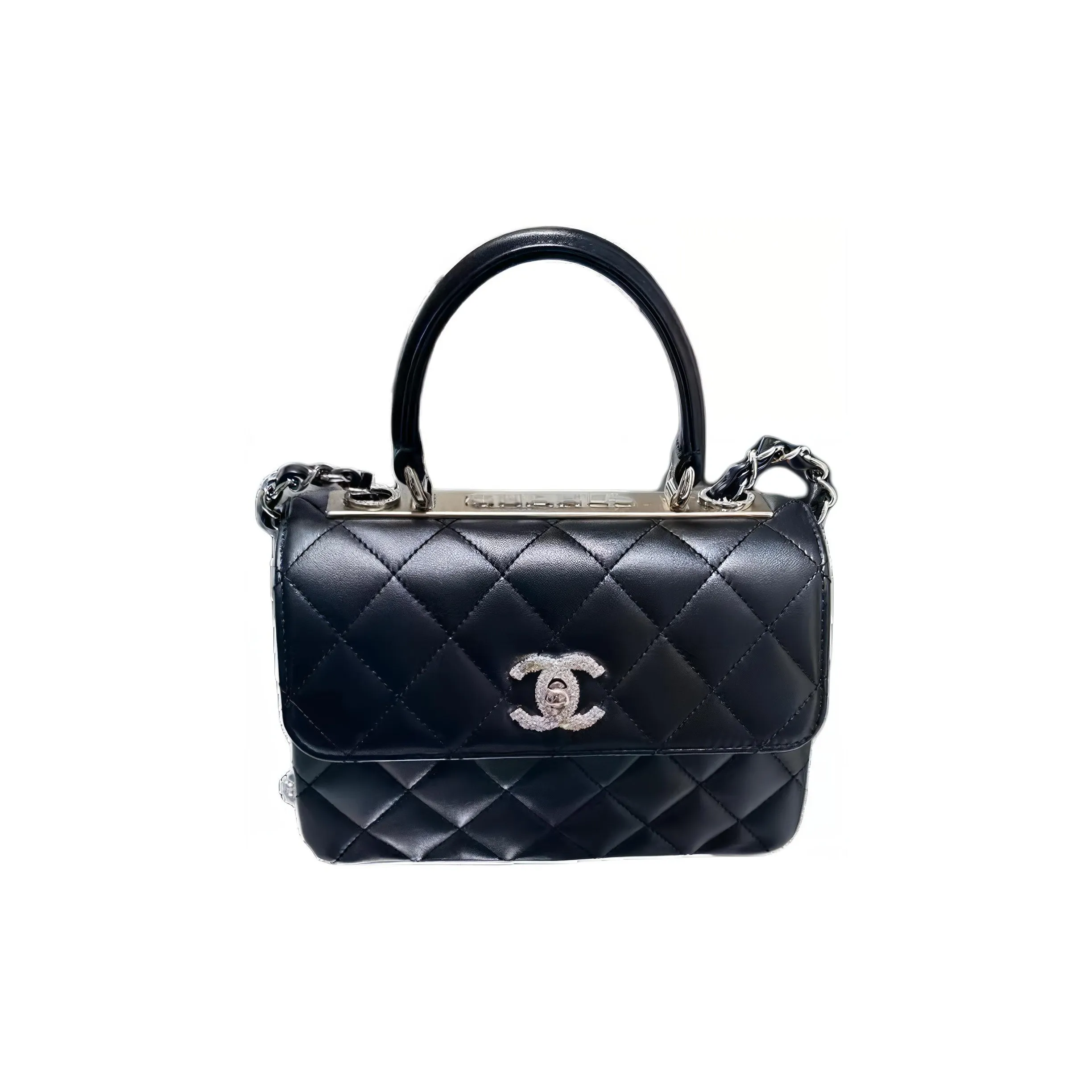 CHANEL Sheepskin Flap Bag, Shoulder Bag, Crossbody Bag, Handbag Women's Black