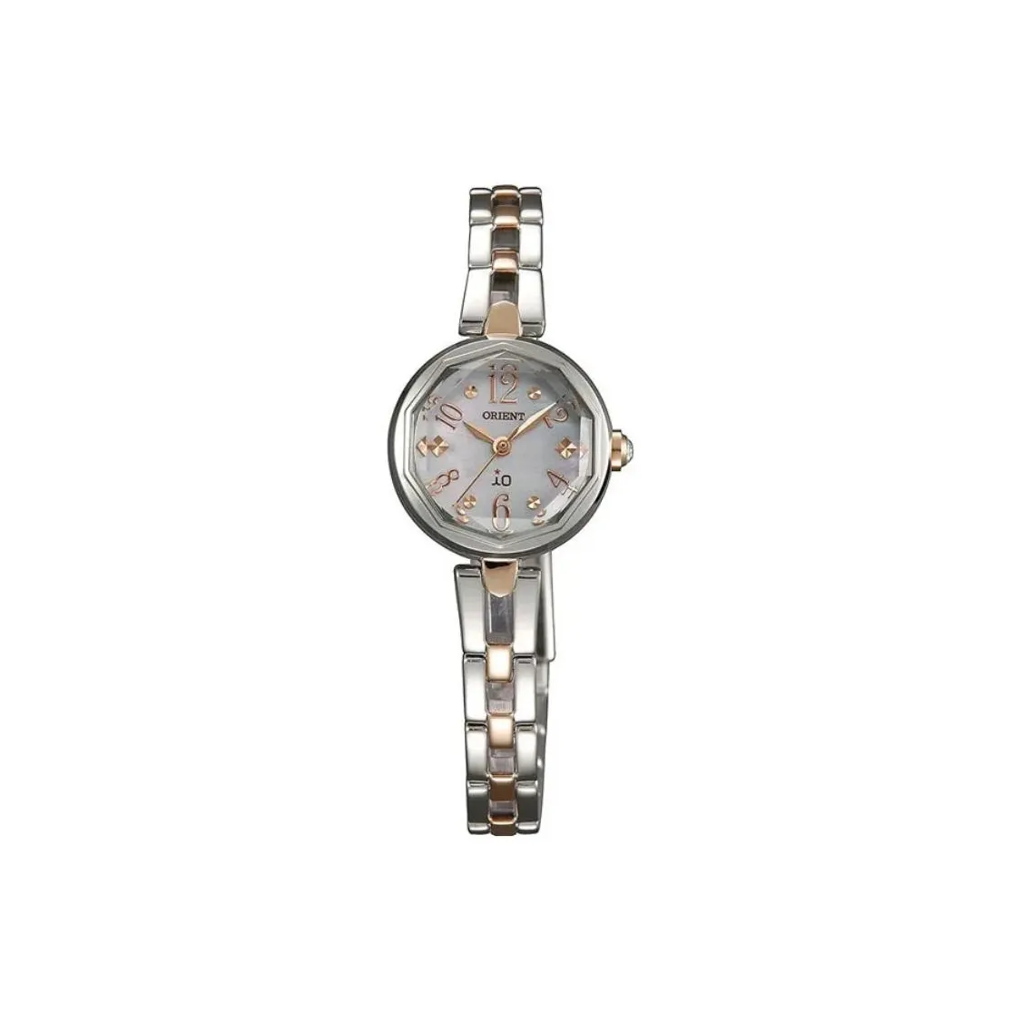 ORIENT Кварцевый механизм нержавеющая сталь ремешок 22 мм женские часы цвет циферблата жемчужная раковина
