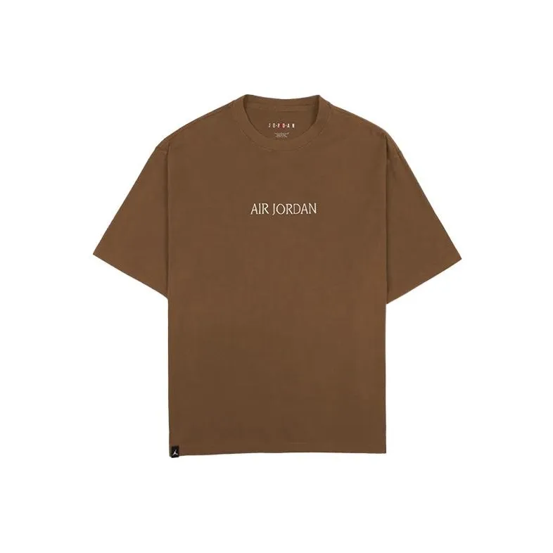 Jordan Wordmark T-Shirt Унисекс Коричневый