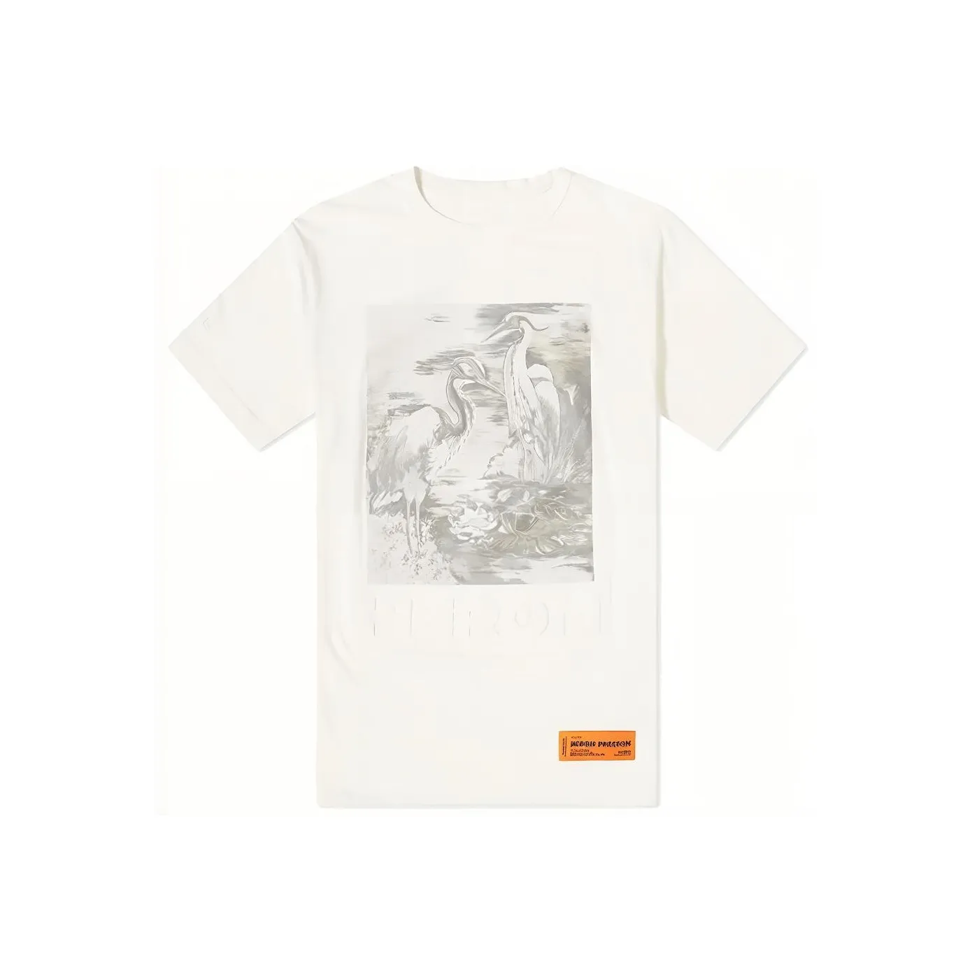 HERON PRESTON Bird Printed T shirt