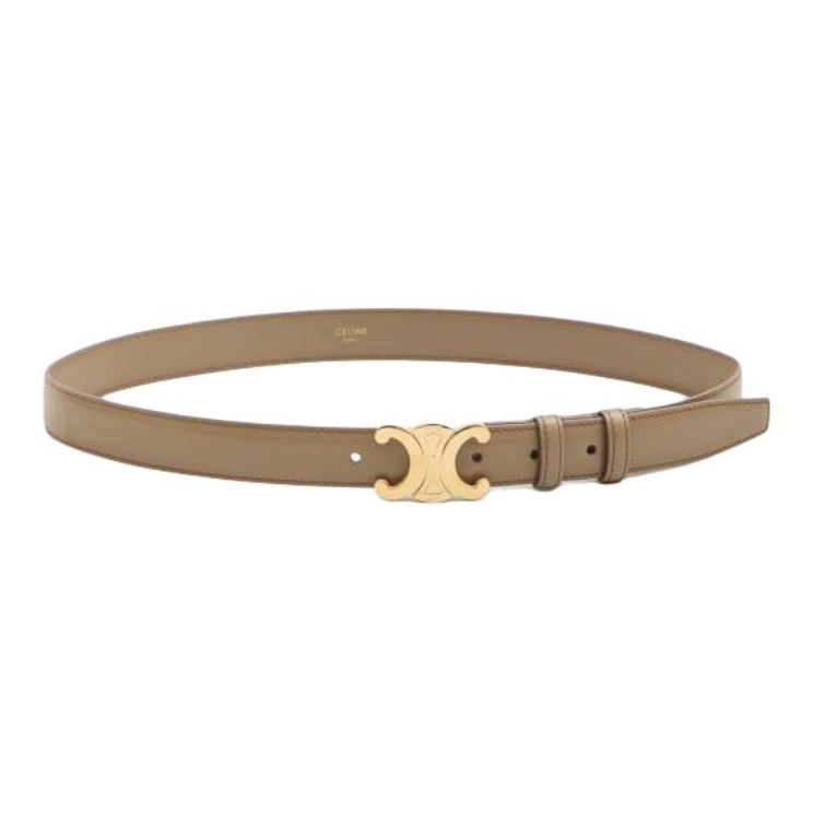 【国内発送】TRIOMPHE BELT IN SMOOTH CALFSKIN セール Women's Small Triomphe belt in smooth calfskin | CELINE | 24S