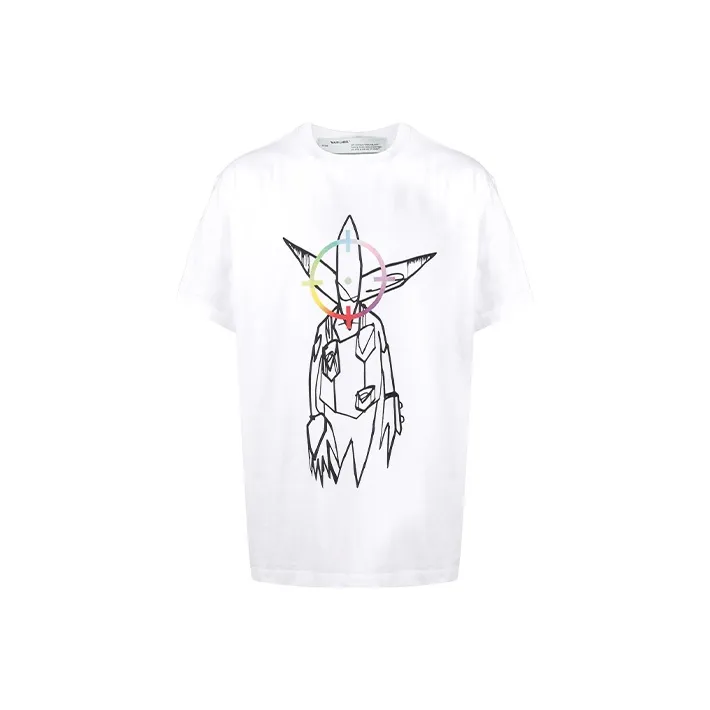 OFF WHITE X Futura Oversized Fit Alien T Shirt