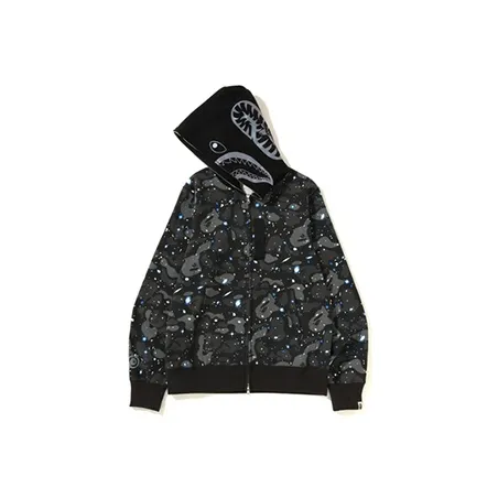 Bape Relaxed Space Camo Full Zip Hoodie