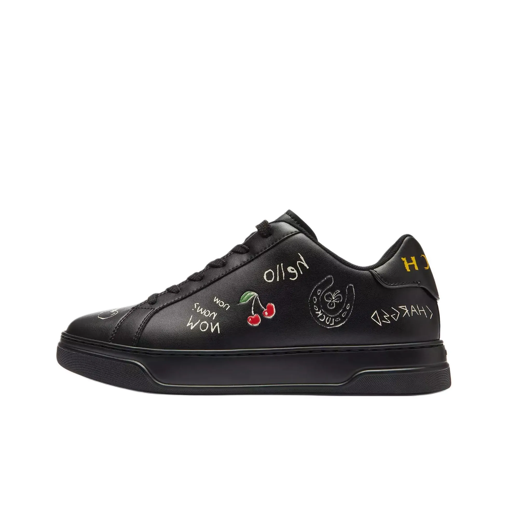 COACH Highline Low Top Skateboard Shoes Men's Black