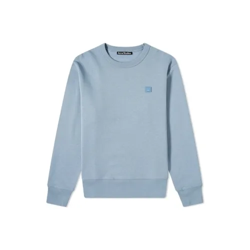 ACNE STUDIOS Минеральный синий Унисекс Свитшоты