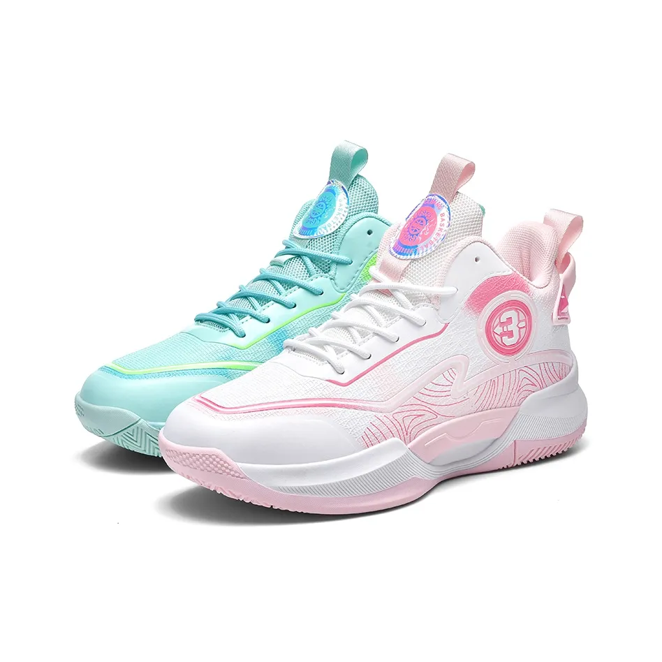 Kuding Cushioned Anti Slip Wear Resistant And Water Resistant Low Top Basketball Shoes Unisex