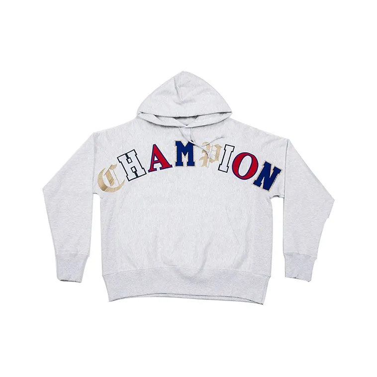Champion Свитшот Американская версия Унисекс Белый Серый