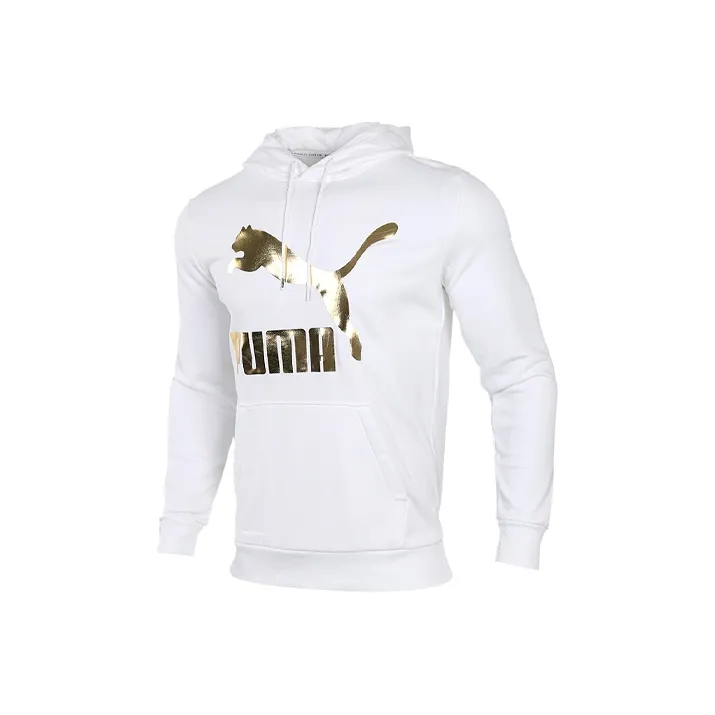 PUMA Американский Свитшот Мужской Белый