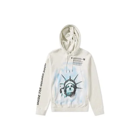 OFF WHITE Liberty Print Cotton Hoodie