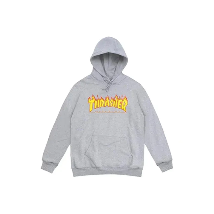 Thrasher Свитшот Японская версия Unisex Light Серый