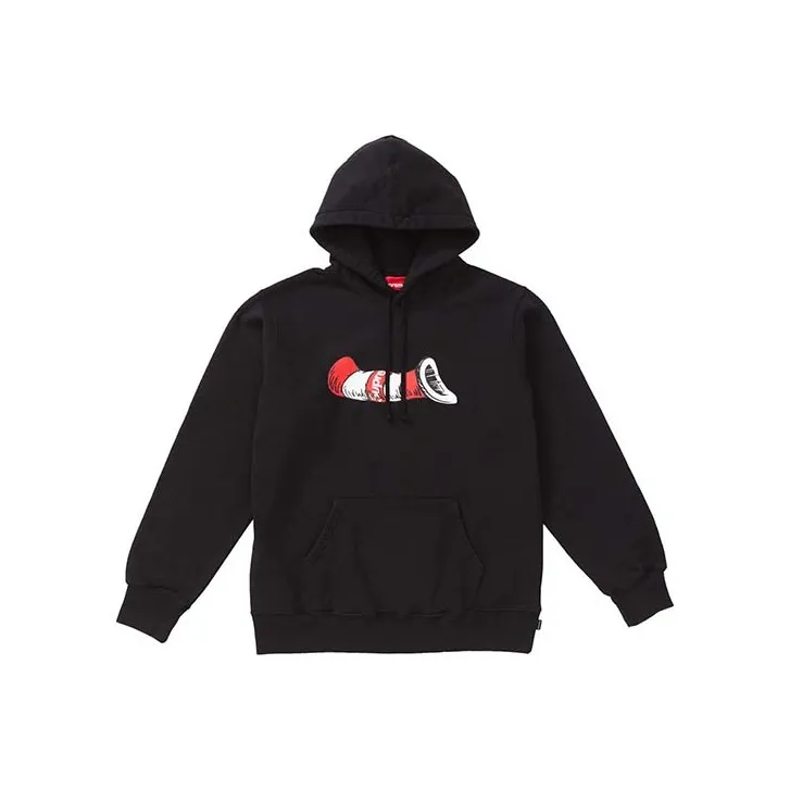cat bag graphic-print hoodie