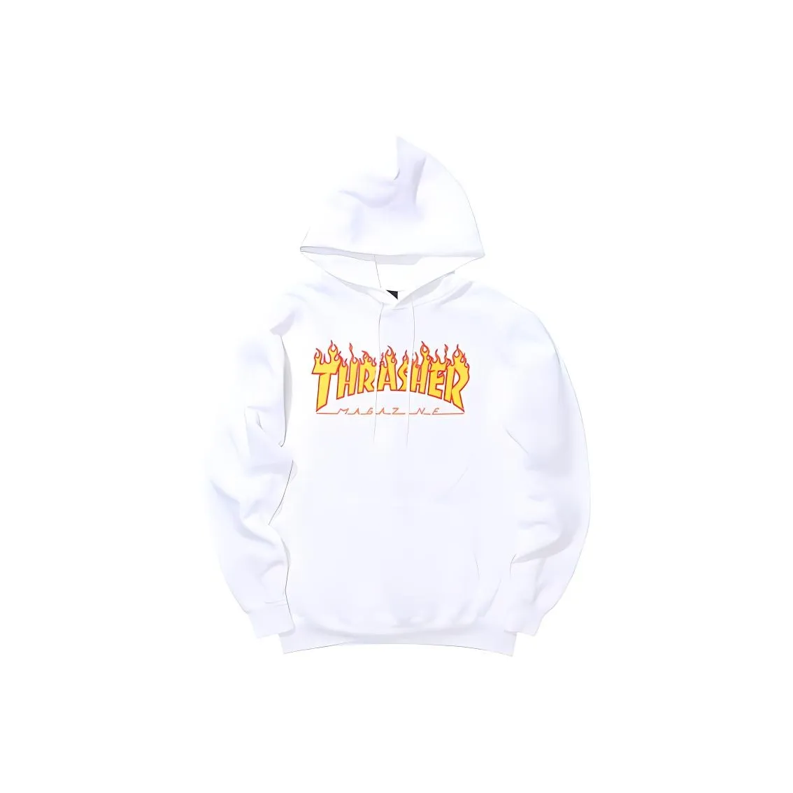 Thrasher Свитшот Американская версия Унисекс Белый