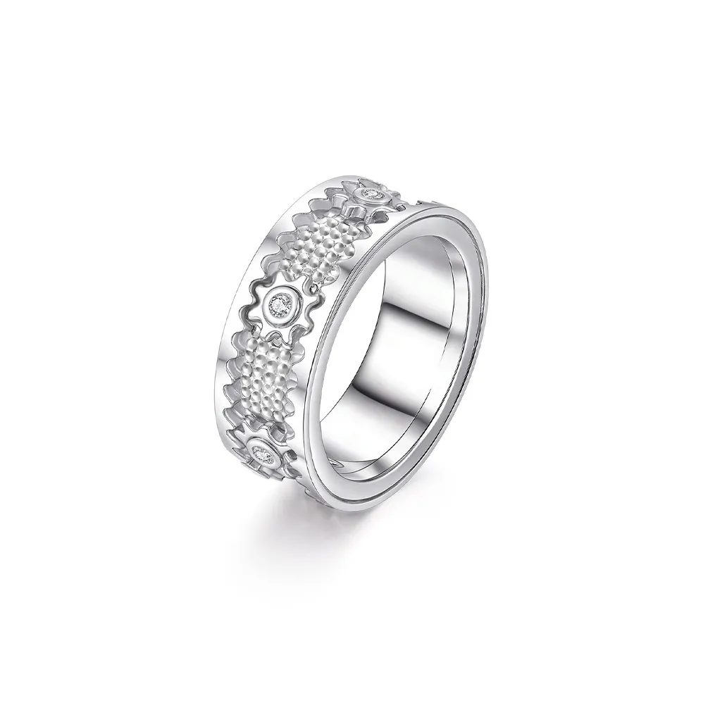 FAIRWHALE Titanium Steel Rings Unisex