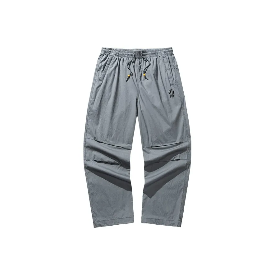 ANTA Вязаные тренировочные штаны унисекс среднего серого цвета