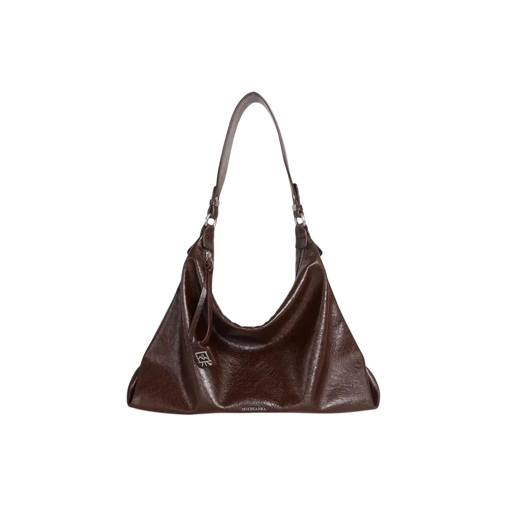 Kikawa Card Сумка из синтетической кожи сумка для покупок сумка через плечо среднего размера женская красного и коричневого цвета