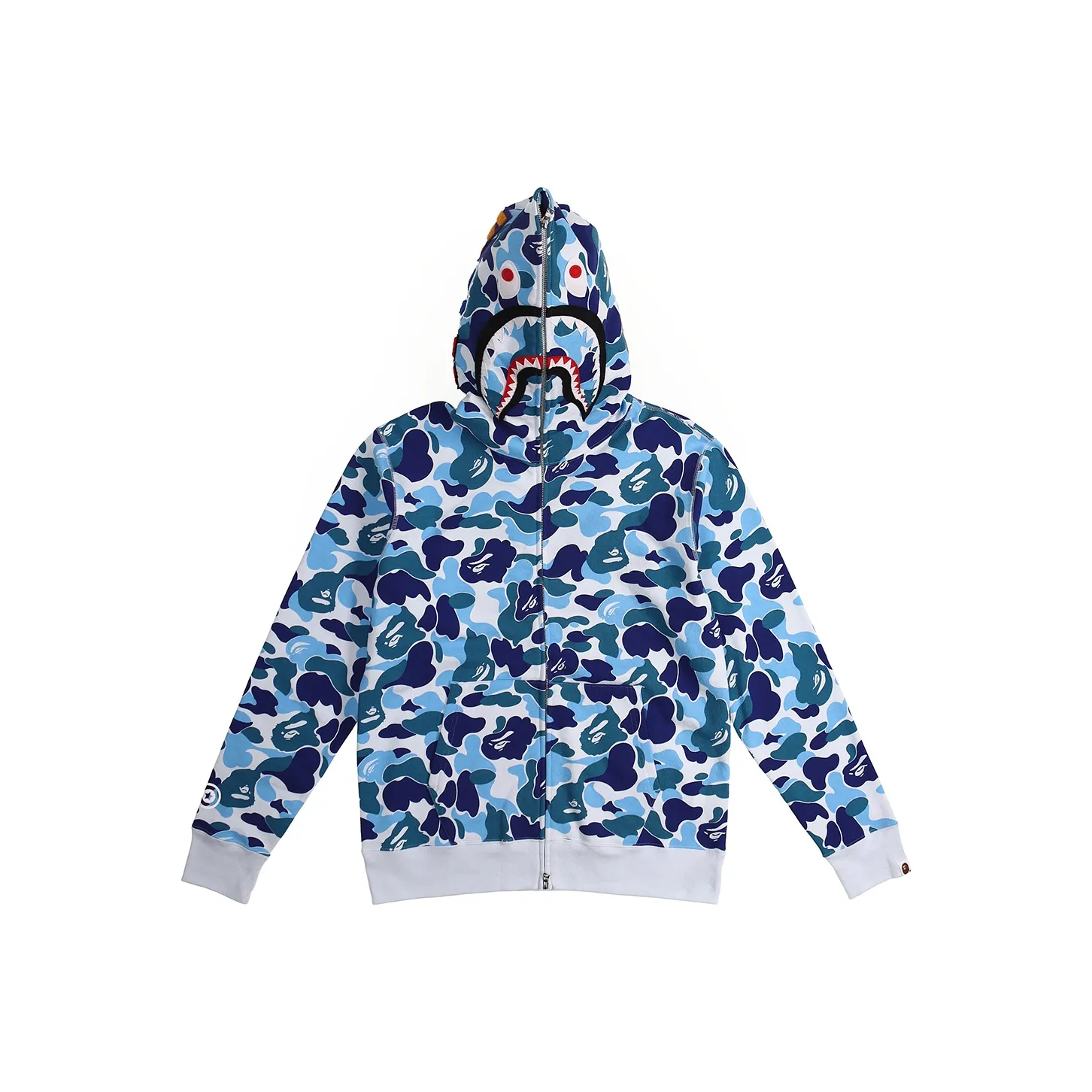 YEEZY BOOST 350 V2 Tail Light Jackets Abc Camo Crystal Stone Shark Cropped Full Zip Hoodie