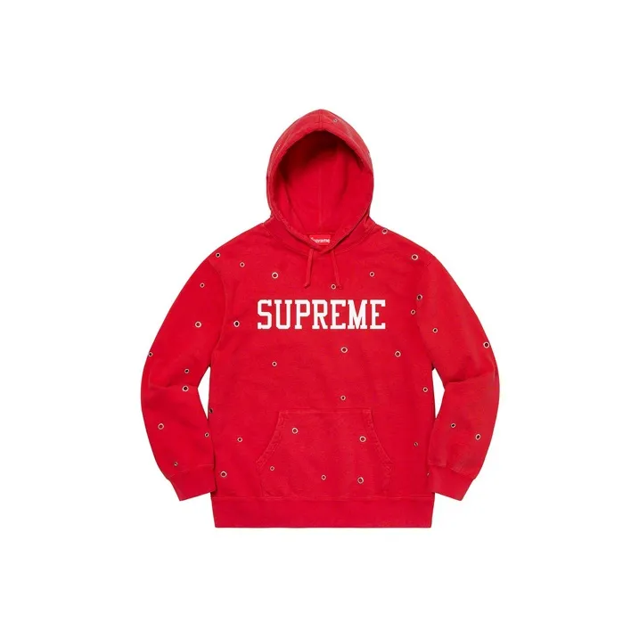 Supreme Eyelet Hooded Sweatshirt