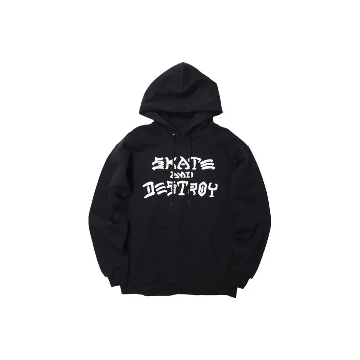 Thrasher Свитшот Американская версия Унисекс Черный