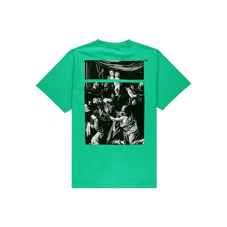 Off Белый SS20 Мужские T-рубашки