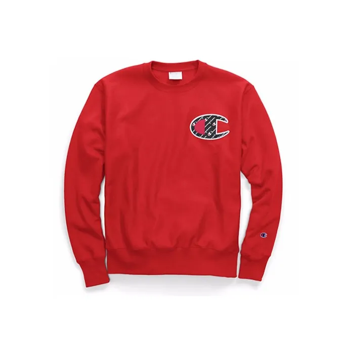 Champion Sweatshirt US Version Unisex Red