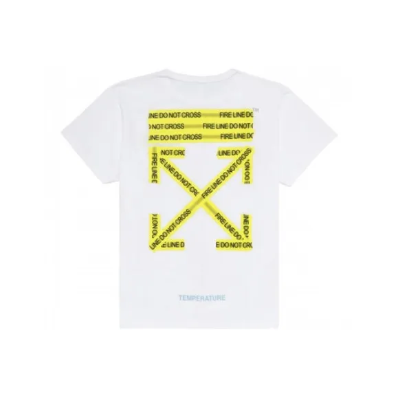 Off Белый Мужской T-Рубашки
