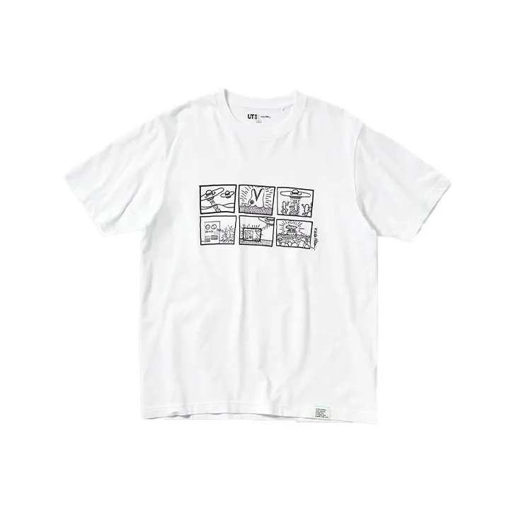 UNIQLO x Keith Haring T-Shirt Унисекс Белый