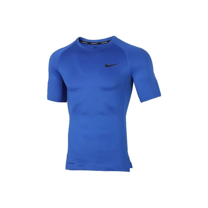 Nike T Shirts Men's Blue