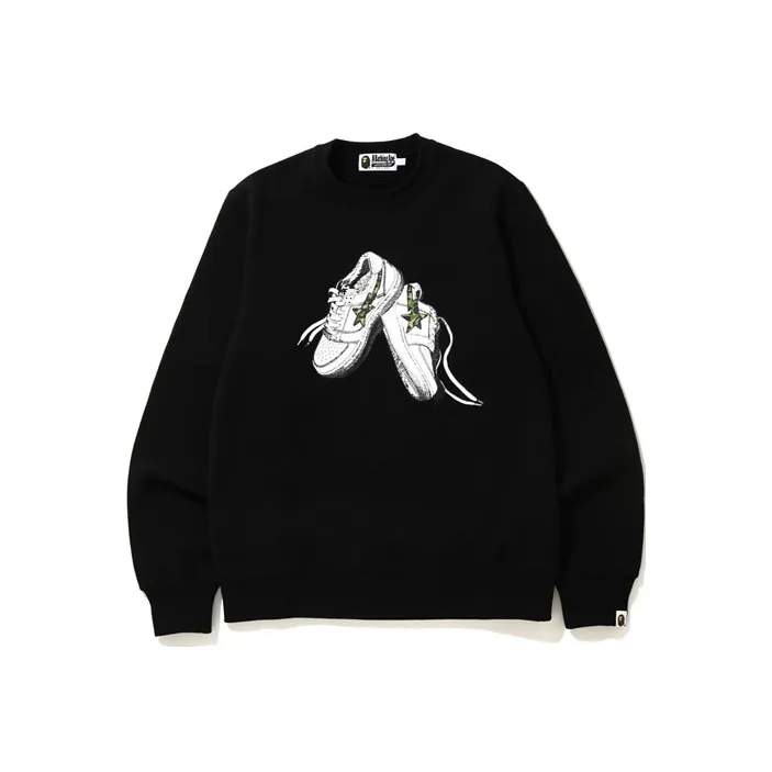 Bape Abc Camo Bapesta Crewneck