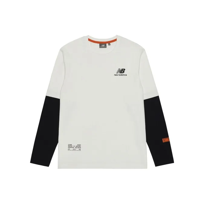 New Balance совместная футболка T Унисекс Белая