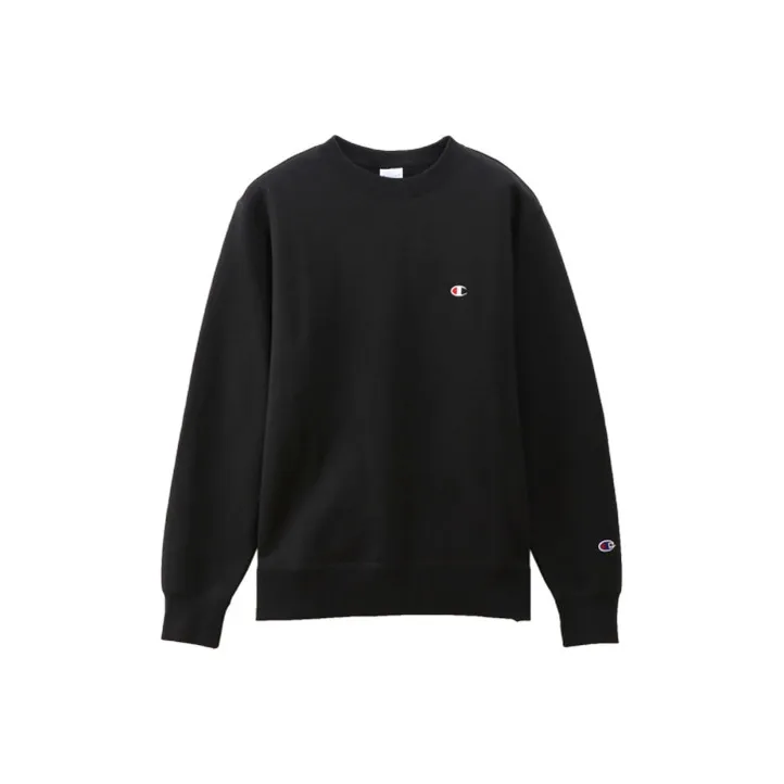 Champion Черный Унисекс Свитшоты