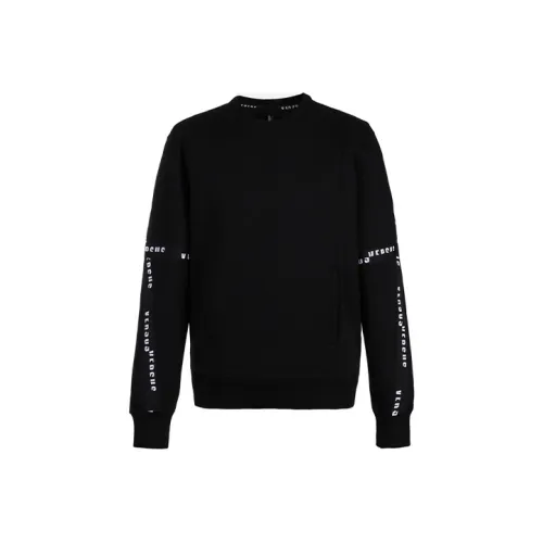 VERSUS Черный Мужские Свитшоты