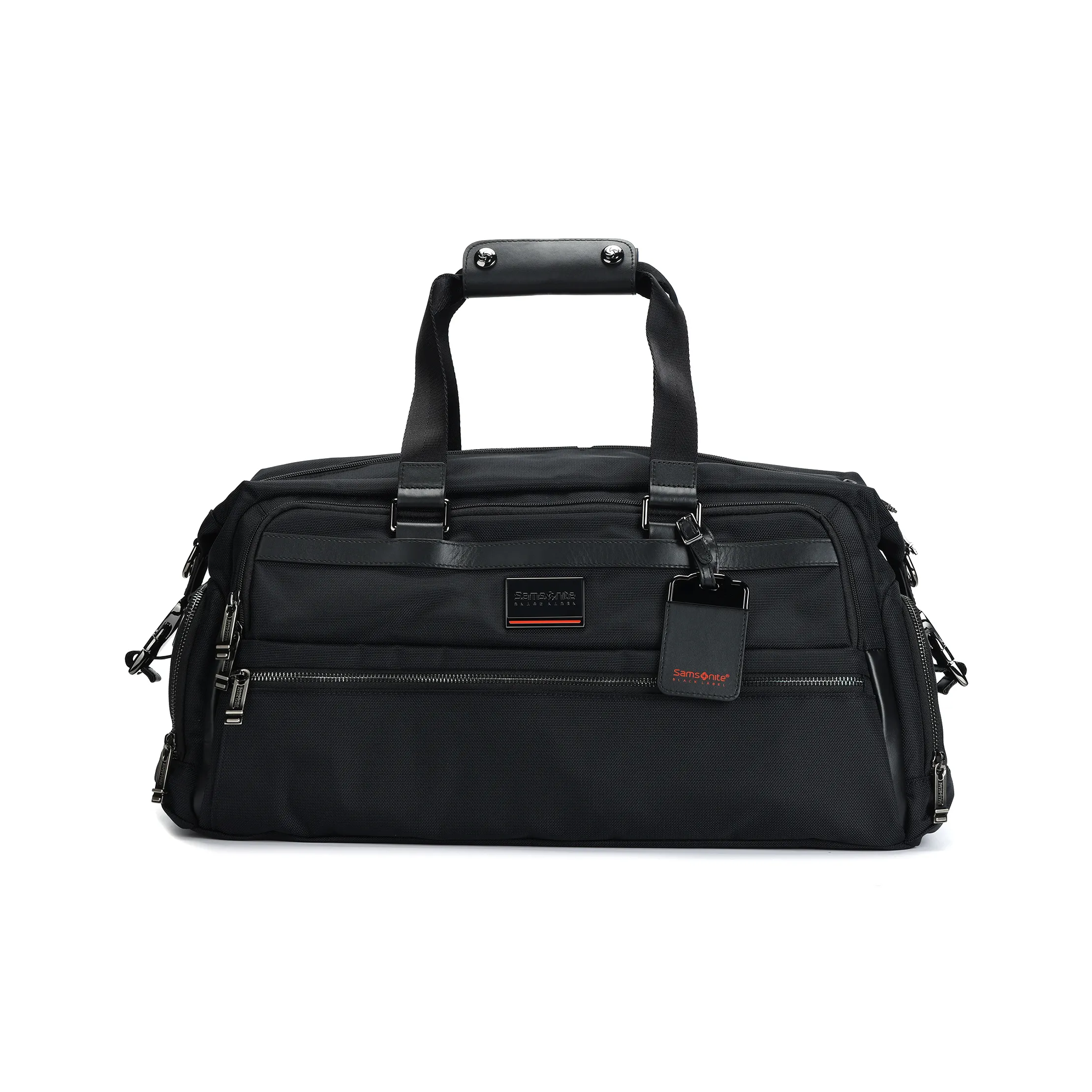 SAMSONITE SBL ENCODE Fabric Cow Leather Patchwork Travel Bag Men's