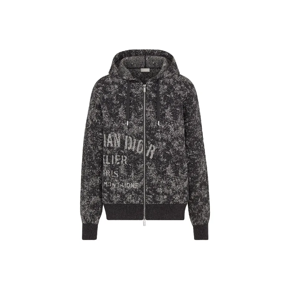 DIOR Quarterly New Products Sweatshirts Men's Gray