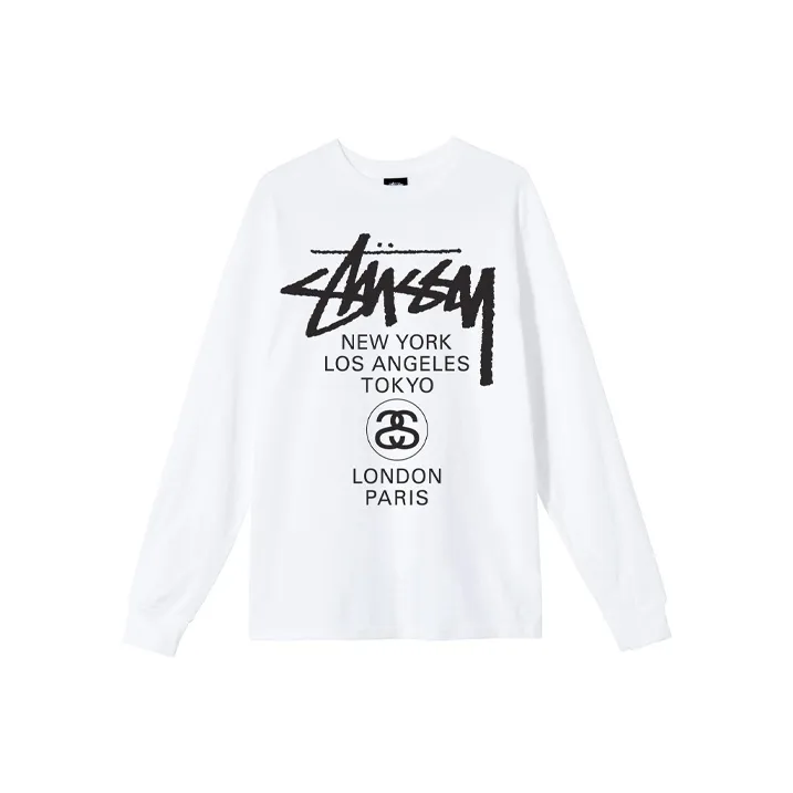 Stussy World Tour L/S T Shirt