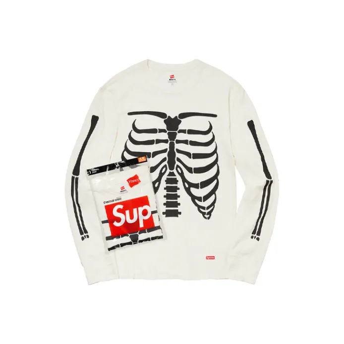 トップス supreme skull tee white L large 2025FW Supreme Skull Tee (FW25) - $44