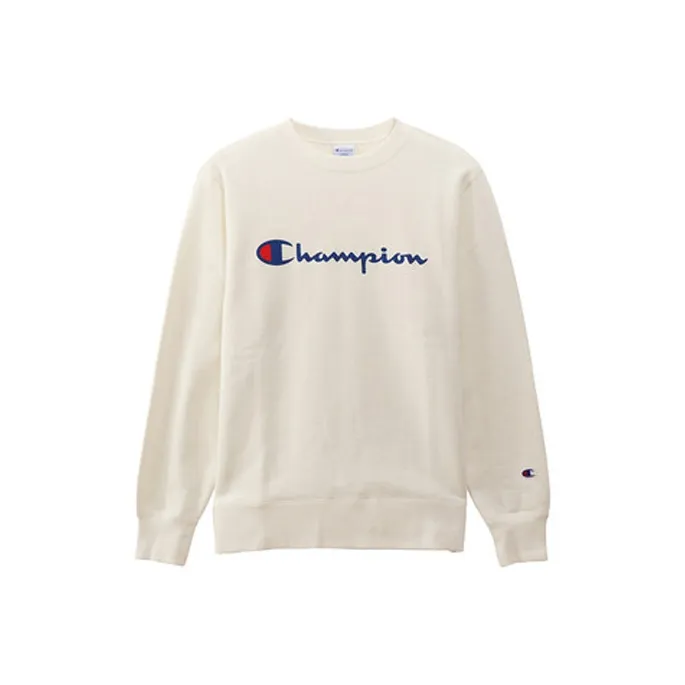 Champion Свитшот Японская версия Унисекс Белый