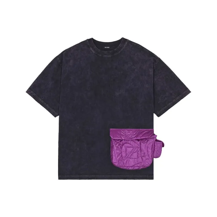 WE11DONE Темно-серая унисекс футболка