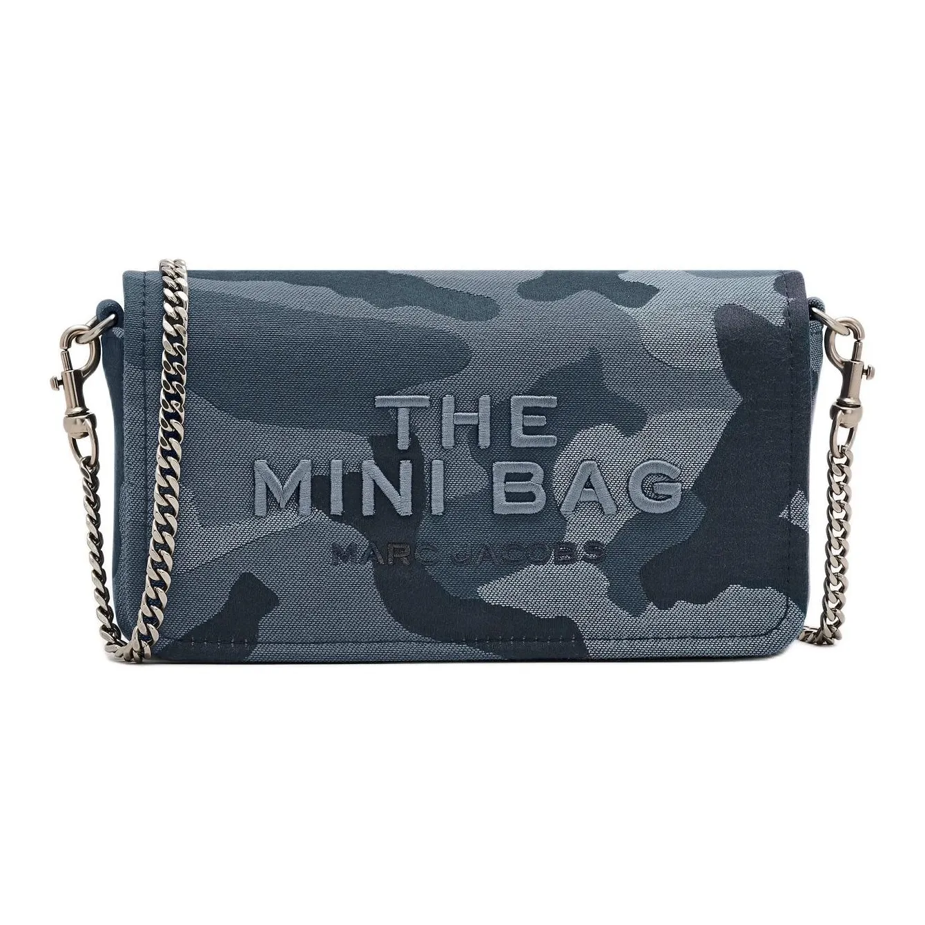 MARC JACOBS Вязаные ткани Жаккард Сумка через плечо Сумка на плечо Мини Унисекс Синий